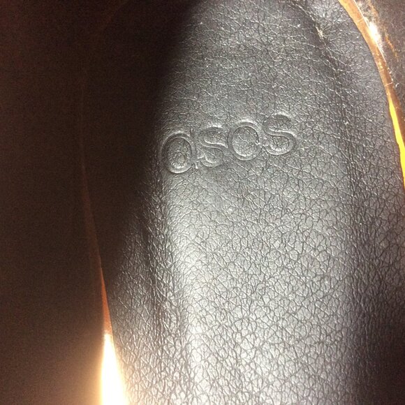 ASOS Metallic Copper Penny Loafer Classic Slip On Flats Size 6 - Picture 6 of 9